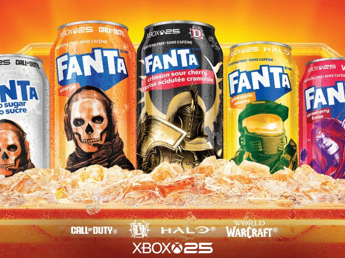 The Fanta Xbox 25 lineup on ice